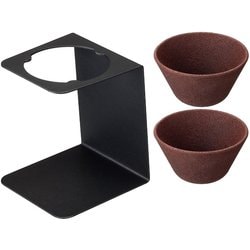 KOCREA コーヒー セラミックフィルター2個＆スタンドセット プレート 4499