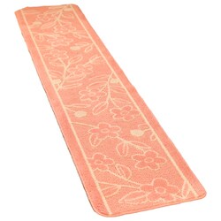 Lepo キッチンマット 約縦45cm×横240cm ピンク