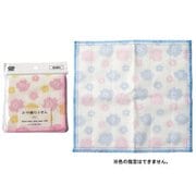 プリントかや織ふきん フラワー柄