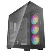 CH780 Black ピラーレス + パノラマ強化ガラスパネル採用 ショーケース型 E-ATX ミドルタワー PCケース ブラック R-CH780-BKADE41-G-1