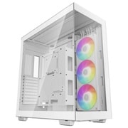 CH780 WH ピラーレス + パノラマ強化ガラスパネル採用 ショーケース型 E-ATX ミドルタワー PCケース ホワイト R-CH780-WHADE41-G-1