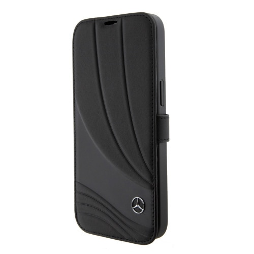 Mercedes-Benz メルセデス・ベンツ AIR-JMEBKP15S8ROLK [MERCEDES-BENZ - BK GENUINE LEATHER-NEW WAVE III iPhone 15]Ω