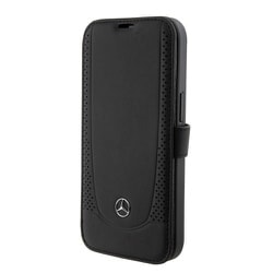 MERCEDES-BENZ - GENUINE LEATHER URBAN BLACK iPhone 15 MEFLBKP15SARMBK