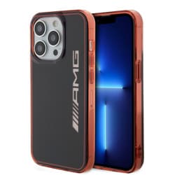 AMHCP15L23HROK [AMG - TRANSPARENT DOUBLE LAYER CASE- LARGE LOGO BLACK iPhone 15 Pro]
