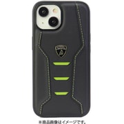 Lamborgihini - Geniune leather back cover GN iPhone 15 LB-TPUPCIP15-HU/D16-GN