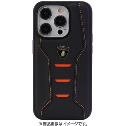 Lamborgihini - Geniune leather back cover OE iPhone 15 Pro LB-TPUPCIP15P-HU/D16-OE