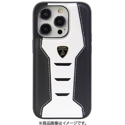Lamborgihini - Geniune leather back cover WE iPhone 15 Pro LB-TPUPCIP15P-HU/D16-WE