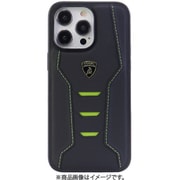 Lamborgihini - Geniune leather back cover GN iPhone 15 Pro Max LB-TPUPCIP15PM-HU/D16-GN