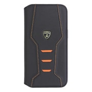 Lamborgihini - Geniune leather booktype cover OE iPhone 15 Pro Max LB-TPUFCIP15PM-HU/D16-OE