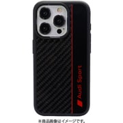 Audi - Carbon & Plate back cover BK iPhone 15 Pro AUS-TPUPCIP15P-R8/D1-BK