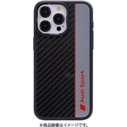 Audi - Carbon & Plate back cover GY iPhone 15 Pro Max AUS-TPUPCIP15PM-R8/D1-GY
