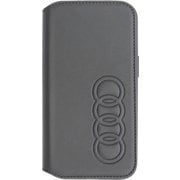 Audi - Synthetic Leather booktype cover BK iPhone 15 AU-TPUFCIP15-TT/D1-BK