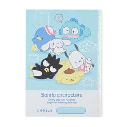キャラクターグッズ サンリオキャラクターズ 自由帳 ブルー