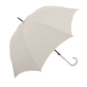 婦人用 長傘 晴雨兼用 UVカット加工 ジャンプ式 くすみカラー 60cm LGY 117443