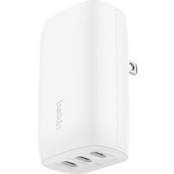USB急速充電器 USB Power Delivery（パワーデリバリー）対応 壁面充電器（PPS 67W 付き） USB-C×3 折りたたみ式プロング ホワイト WCC002dqWHJP