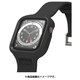 AR26473AW [Duple Pro ケース一体型バンド for Apple Watch 45/44mm ブラック]
