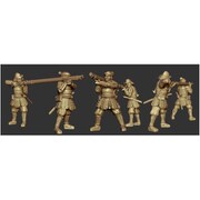 AHLAH88007 Mr & Mrs History 1/72 日本戦国時代 大筒 6体セット [組立式プラスチックモデル]