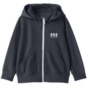 ロゴフルジップスウェットフーディー K Logo Full-zip Sweat Hoodie HJ32407 K 100サイズ [アウトドア トップス 長袖 キッズ]