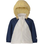 ヴォーゲンジャケット B Vagen Jacket HB12420 アイボリー×オーシャンネイビー IO 80サイズ [ウインドブレーカー ベビー]