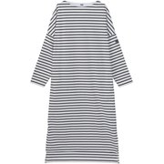 ロングスリーブ HHボーダーワンピース W L/S HH Border One Piece HW32417 オフホワイト×ディープネイビー(OD) Lサイズ [アウトドア カットソー レディース]