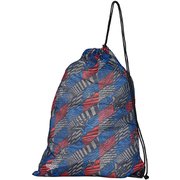ノベルティーメッシュバッグエル Novelty Mesh Bag(L) SE22407 ブルー×レッド BR [スイミング プールバッグ]