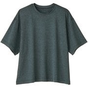 オールデイアクティブショートスリーブティー ALL DAY ACTIVE S/S TEE DC524103 ブラックネイビー KN Mサイズ [フィットネス ヨガ シャツ レディース]