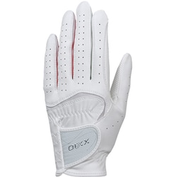 GGG-X021W [ゴルフグローブ レディース 左手用 20cm ホワイト/ピンク]