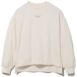 BAKUNE（バクネ） RECOVERY WEAR（リカバリーウェア） スウェットシャツ レディース オフホワイト Lサイズ 23FW 100213000028