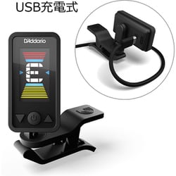 PlanetWaves by D'Addario USB充電式 クリップチューナー クロマチックタイプ フルカラーディスプレイ PW-CT-27 Eclipse Rechargeable Tuner