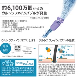 【未使用】RAINY STOP ウルトラファインバブル シャワーヘッド サンエイ PS3036-80XA-MW2/NS3036-80XA-MW2 FBシャワーヘッド（レイニー