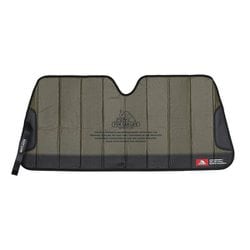 V21-0355S/OV [フロントガラス用サンシェード AUTO SUNSHADE（オートサンシェード） Sサイズ（1300×560mm） サンバイザー挟み式 OLIVE]