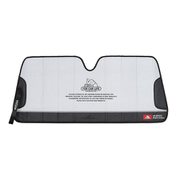 V21-0355S/WT [フロントガラス用サンシェード AUTO SUNSHADE（オートサンシェード） Sサイズ（1300×560mm） サンバイザー挟み式 WHITE]