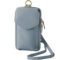 P-MAP04BU [MAPOCHE スマホ汎用ショルダーポーチ フラップ付きタイプ ダスティブルー]