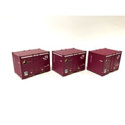 736A9 HOゲージ 1/80 コンテナ JR貨物20D C海外産型Ver.2 3個入 [鉄道模型用品]