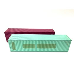 733R28 HOゲージ 1/80 海上コンテナ 変わりもののコンテナたち 40ft 2個入 [鉄道模型用品]
