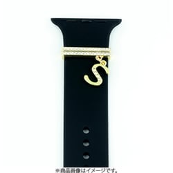IQ-AWDECO4-S [Apple Watch デコレーションチャーム イニシャル ゴールド （004） S]