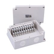 BOXTM-1002 [ボックスTMシリーズ 中継ボックス端子台付き M3.5ネジ端子台10極 電線取込口前面タイプ 1個]