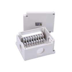 BOXTM-801 [ボックスTMシリーズ 中継ボックス端子台付き M3.5ネジ端子台8極 電線取込口有（CTG22）タイプ 1個]