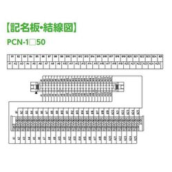 東洋技研 PCNシリーズ コネクタ端子台 Y型圧着端子 H/MIL50極