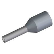 TA0.75-12GY-100P [TAシリーズ 絶縁スリーブ付きフェルール 棒圧着端子 0.75mm2 導電部12mm 灰 1袋100個入]
