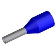TA2.5-8BU-100P [TAシリーズ 絶縁スリーブ付きフェルール 棒圧着端子 2.5mm2 導電部8mm 青 1袋100個入]
