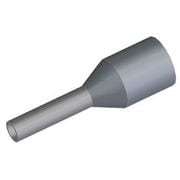 TA4-10GY-100P [TAシリーズ 絶縁スリーブ付きフェルール 棒圧着端子 4mm2 導電部10mm 灰 1袋100個入]