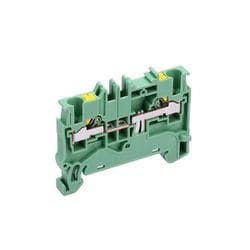 VTX-2.5/2-PE-50P [VTXシリーズ レール付型端子台 緑 1箱50個入]
