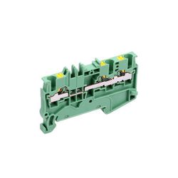 VTX-2.5/3-PE-50P [VTXシリーズ レール付型端子台 グリーン 1箱50個入]