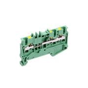 VTX-2.5/3-PE-50P [VTXシリーズ レール付型端子台 グリーン 1箱50個入]