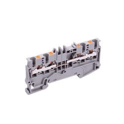 VTX-2.5/4-100P [VTXシリーズ レール付型端子台 1箱100個入]