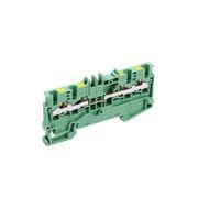 VTX-2.5/4-PE-50P [VTXシリーズ レール付型端子台 グリーン 1箱50個入]