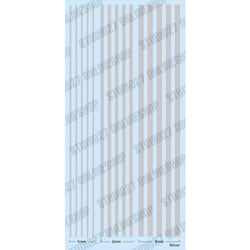 FP0050 ラインデカール シルバー 1mm/2mm/3mm [プラモデル用品]