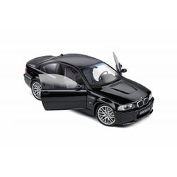 超美品京商ソリドBMW E46 M3 CSL ブラック 1/18 BMW M3 E46 CSL Black Kyosho 1/18 - Used Model Collectible