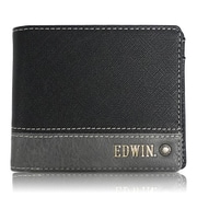 EDWIN 切替合皮 二つ折財布 GRAY 22269257